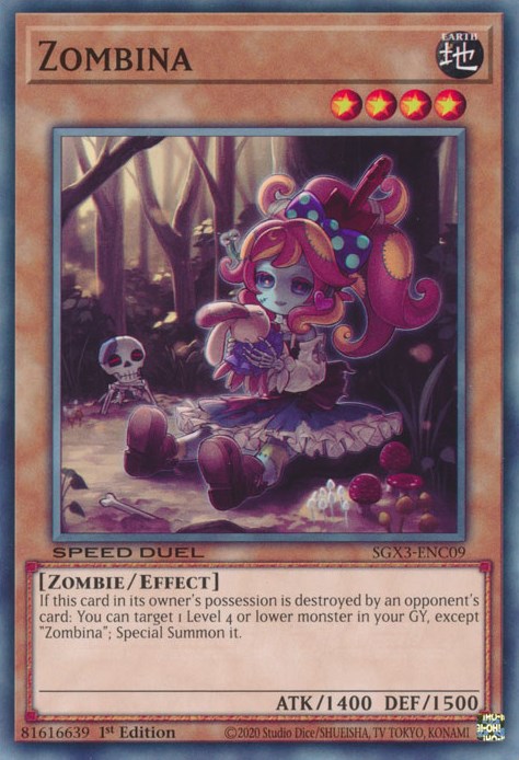 Zombina [SGX3-ENC09] Common | Amazing Games TCG