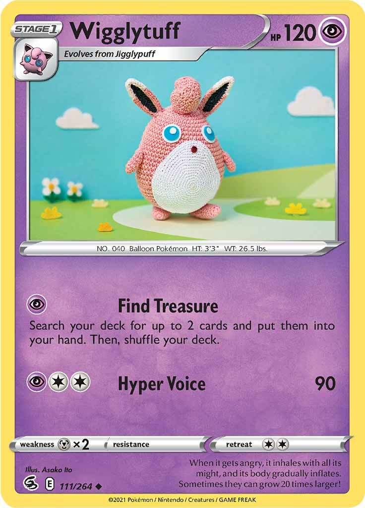 Wigglytuff (111/264) [Sword & Shield: Fusion Strike] | Amazing Games TCG