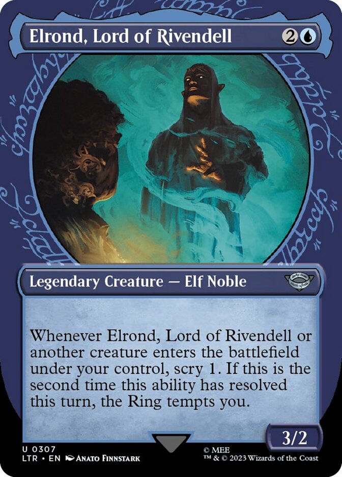 Elrond, Lord of Rivendell (Showcase Ring Frame) [The Lord of the Rings: Tales of Middle-Earth] | Amazing Games TCG