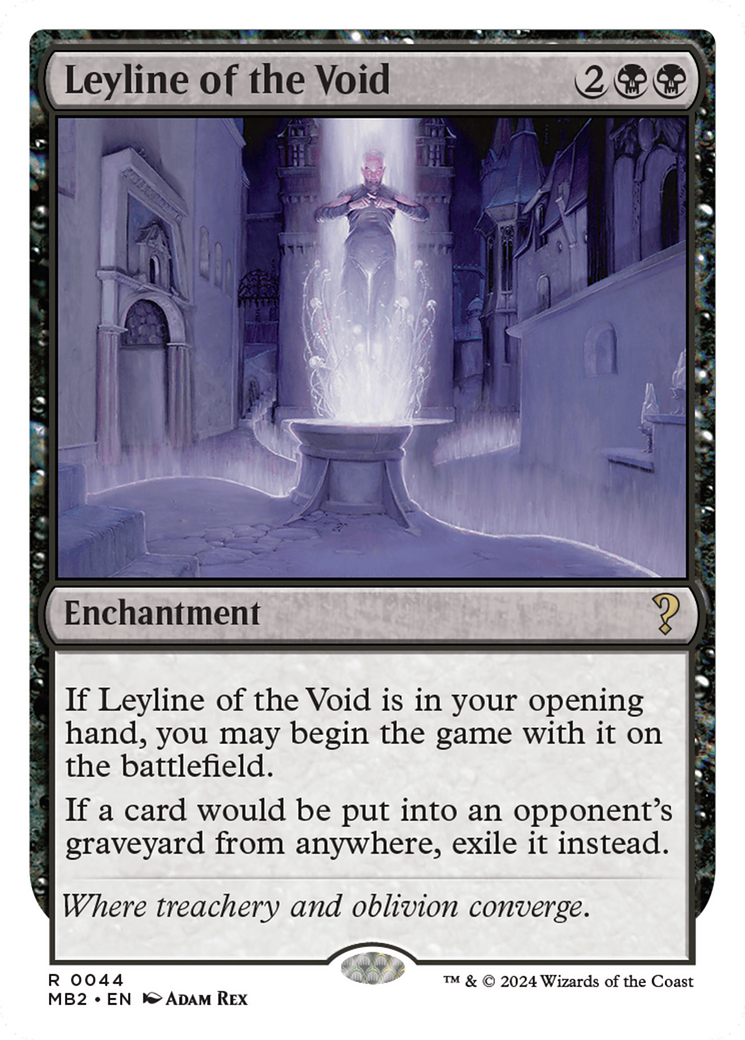 Leyline of the Void (White Border) [Mystery Booster 2] | Amazing Games TCG