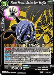 Haru Haru, Attacker Majin (Origins 2019) (BT3-120_PR) [Tournament Promotion Cards] | Amazing Games TCG