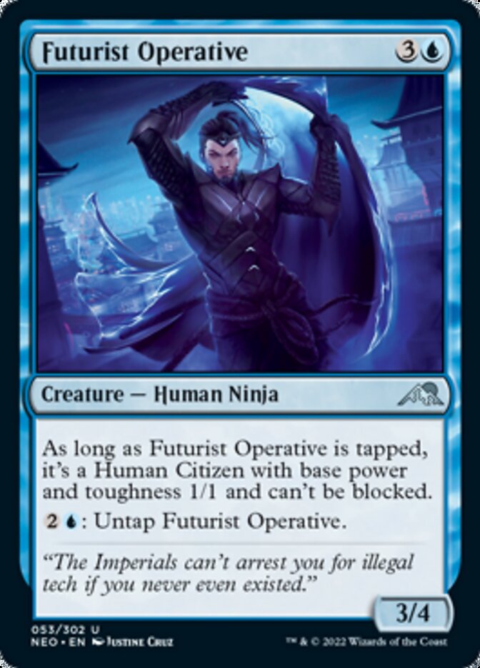 Futurist Operative [Kamigawa: Neon Dynasty] | Amazing Games TCG