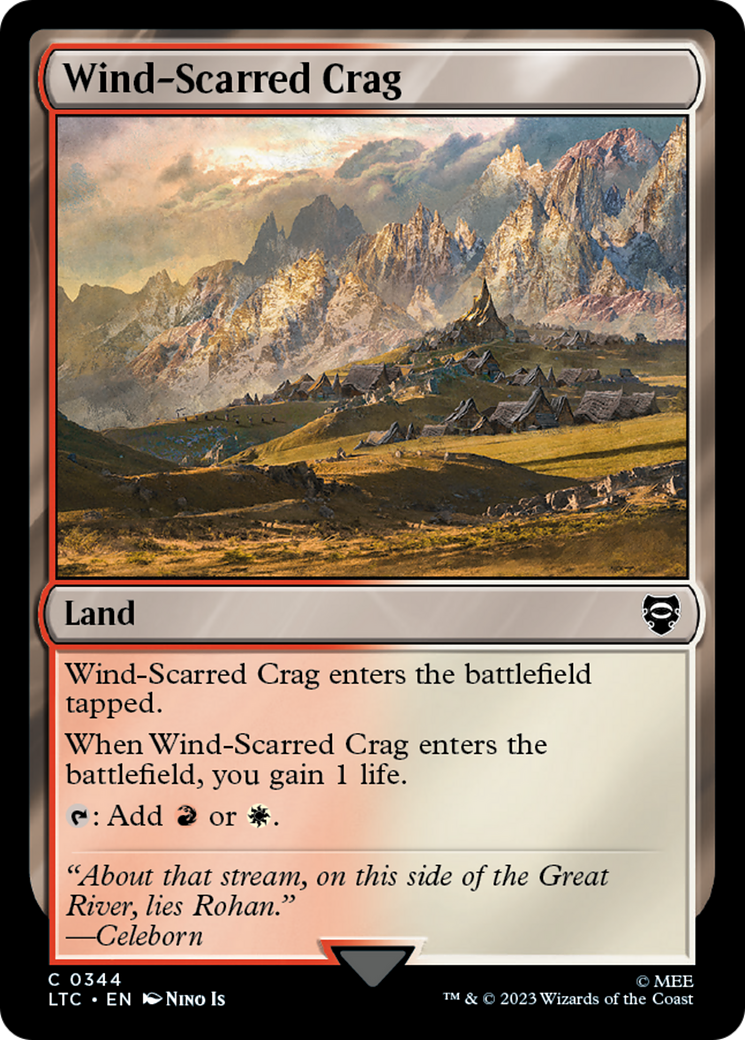 Wind-Scarred Crag [The Lord of the Rings: Tales of Middle-Earth Commander] | Amazing Games TCG