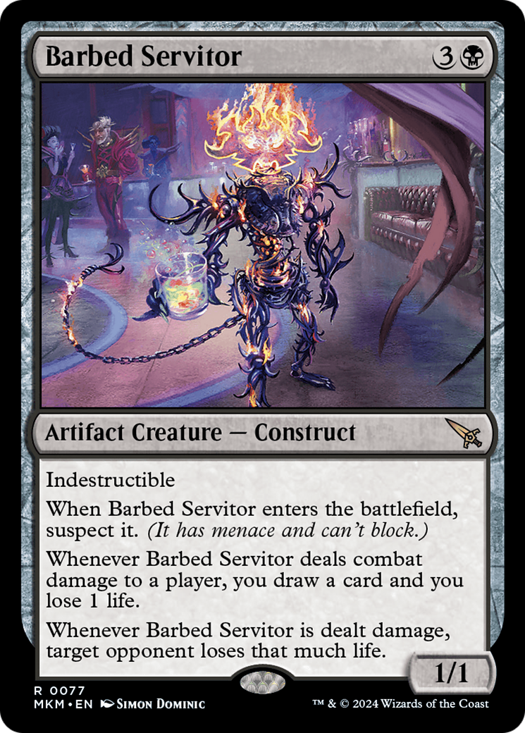 Barbed Servitor [Murders at Karlov Manor] | Amazing Games TCG