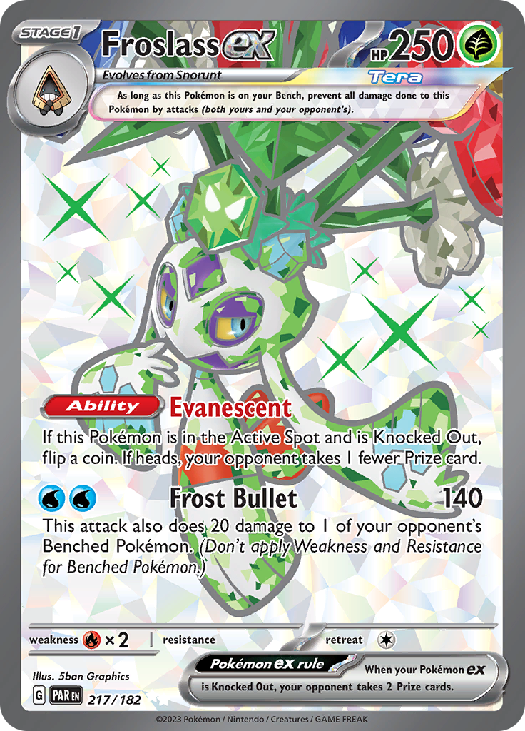 Froslass ex (217/182) [Scarlet & Violet: Paradox Rift] | Amazing Games TCG