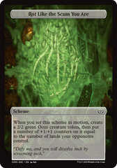 Rot Like the Scum You Are (Full Art) [Duskmourn: Archenemy] | Amazing Games TCG