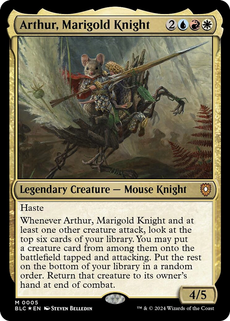 Arthur, Marigold Knight [Bloomburrow Commander] | Amazing Games TCG