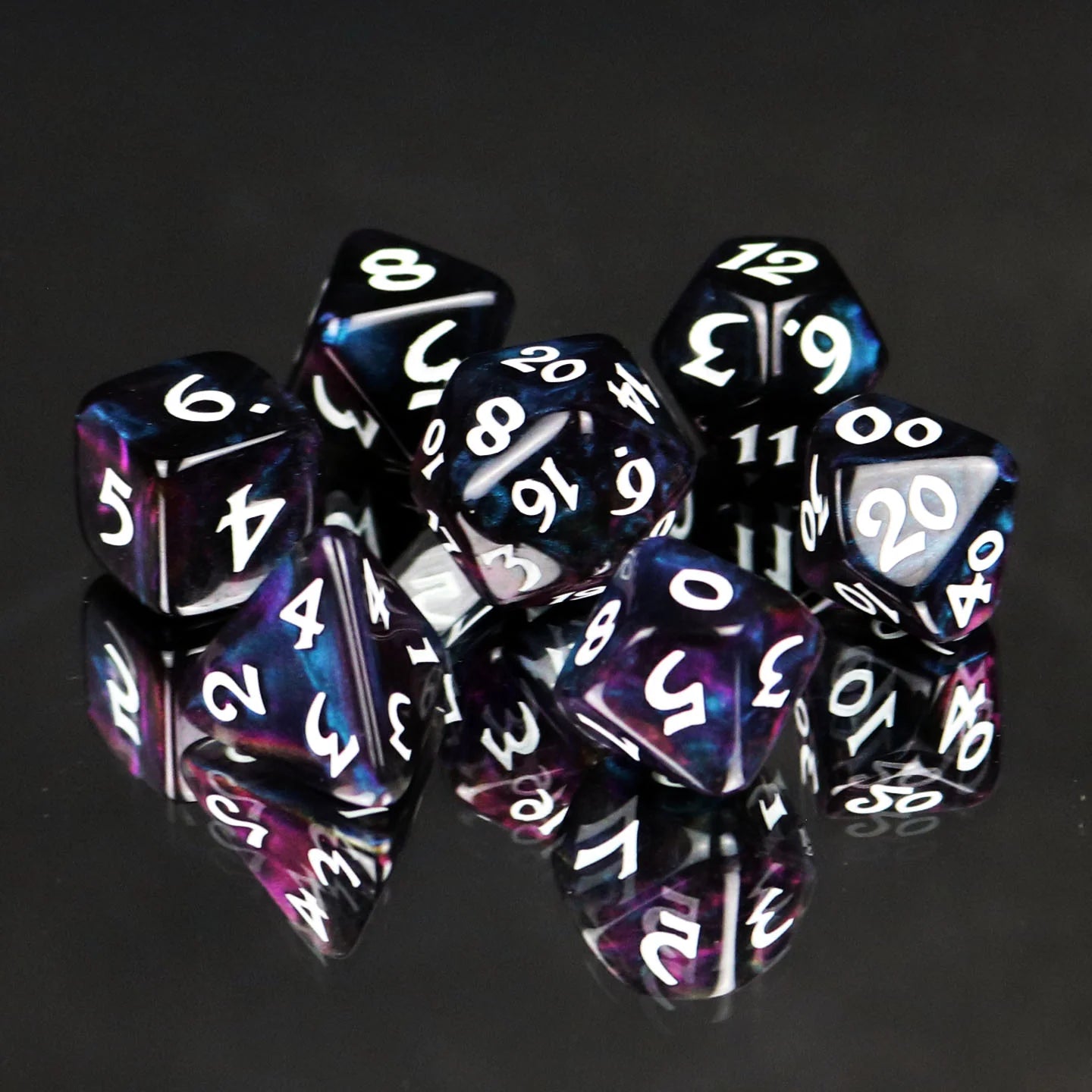 7pc RPG Set - DeepWalker with White