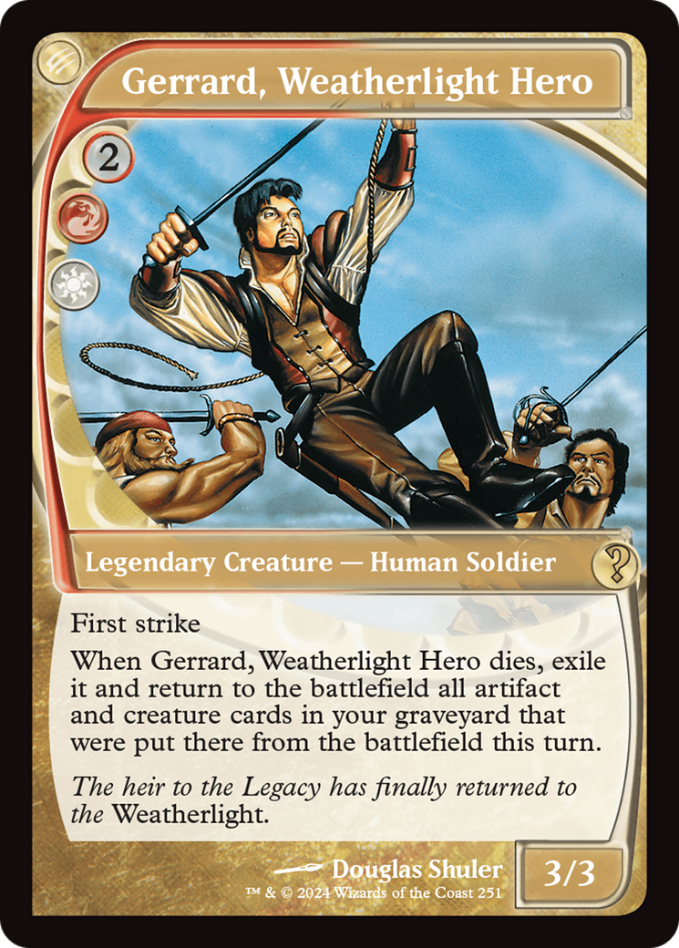 Gerrard, Weatherlight Hero (Future Sight) [Mystery Booster 2] | Amazing Games TCG