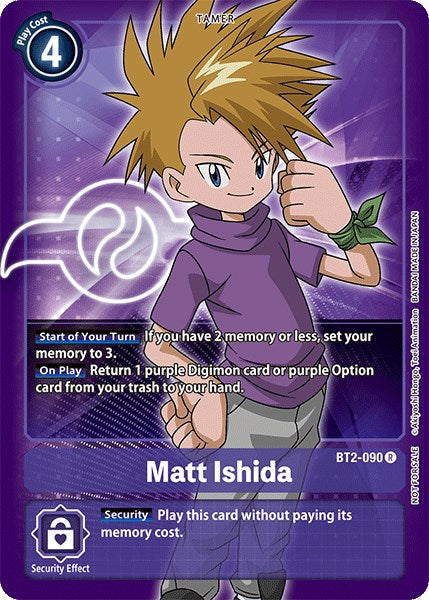 Matt Ishida [BT2-090] (Official Tournament Pack Vol.3) [Release Special Booster Promos] | Amazing Games TCG