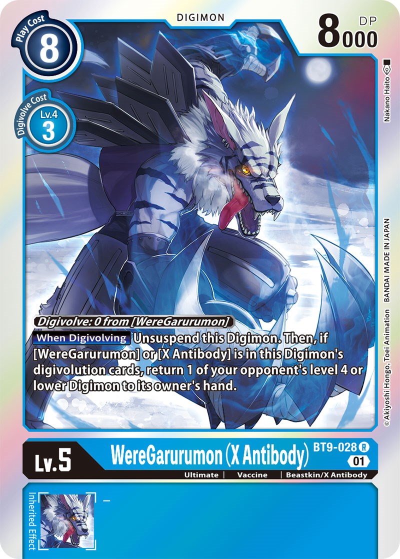 WereGarurumon (X Antibody) [BT9-028] [X Record] | Amazing Games TCG