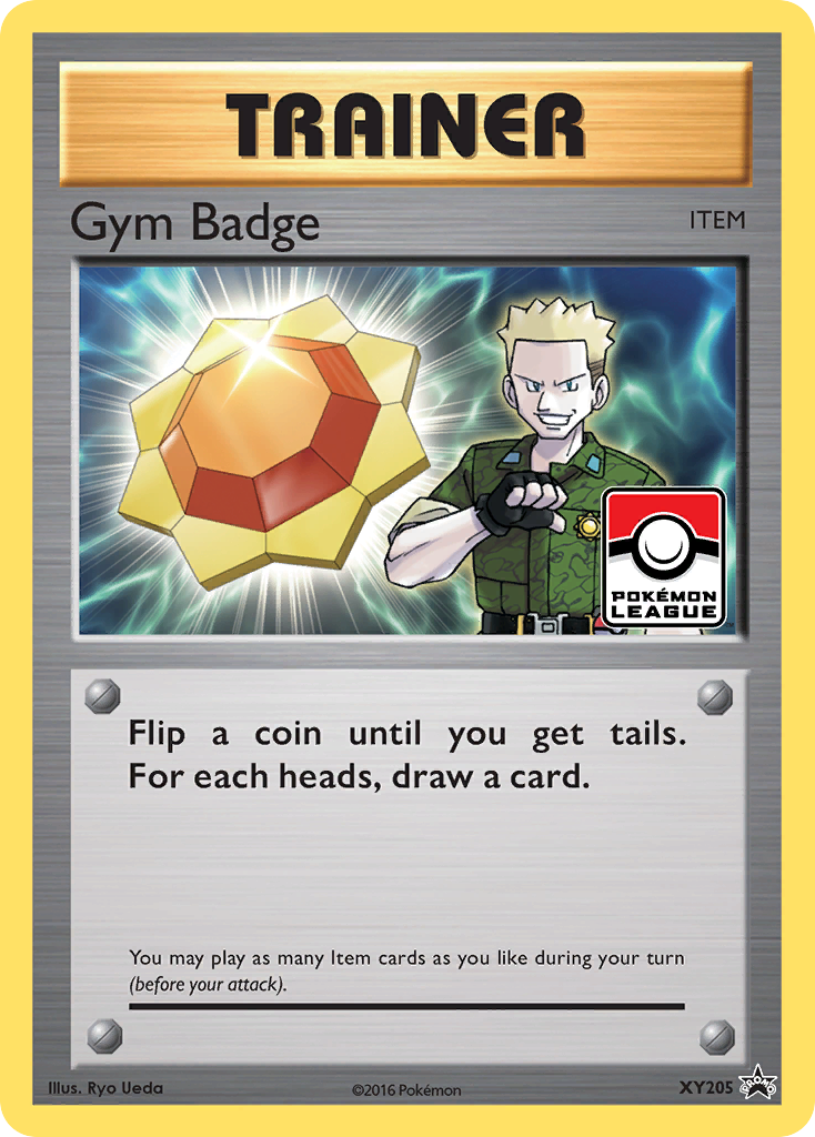 Gym Badge (XY205) (Lt. Surge) [XY: Black Star Promos] | Amazing Games TCG