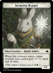 Bat // Intrepid Rabbit Double-Sided Token [Bloomburrow Tokens] | Amazing Games TCG