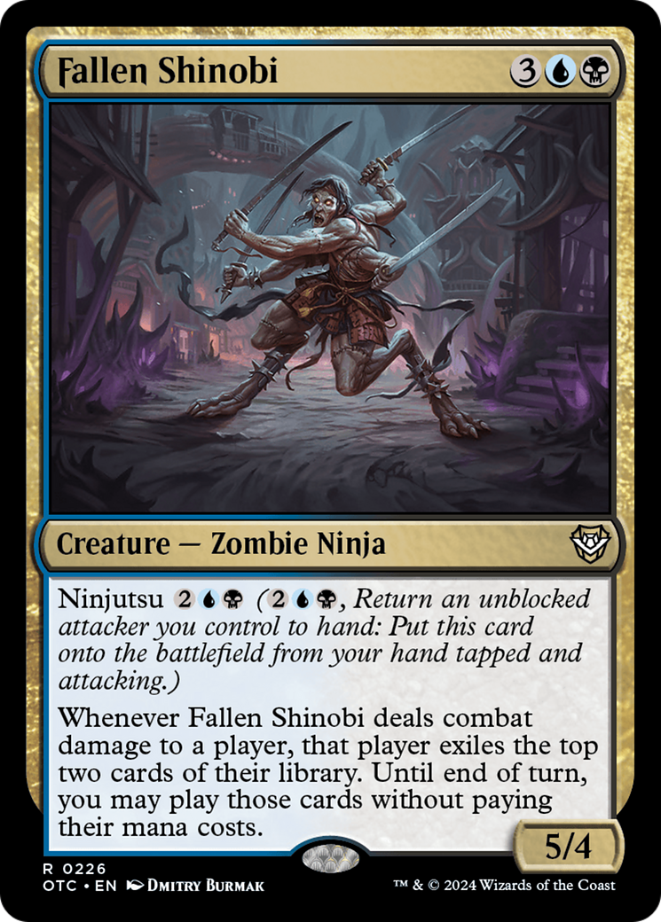 Fallen Shinobi [Outlaws of Thunder Junction Commander] | Amazing Games TCG