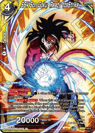 SS4 Son Goku, Ready to Strike (BT16-146) [Realm of the Gods] | Amazing Games TCG