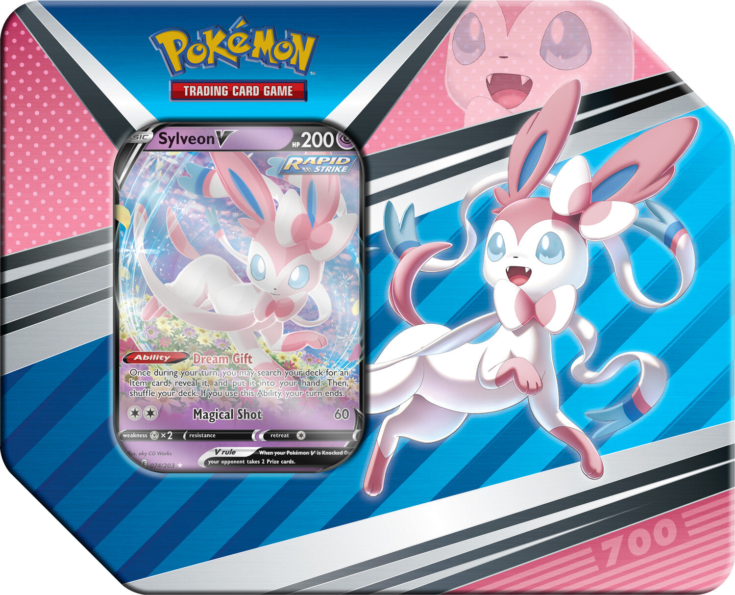 V Heroes Tin (Sylveon V) | Amazing Games TCG