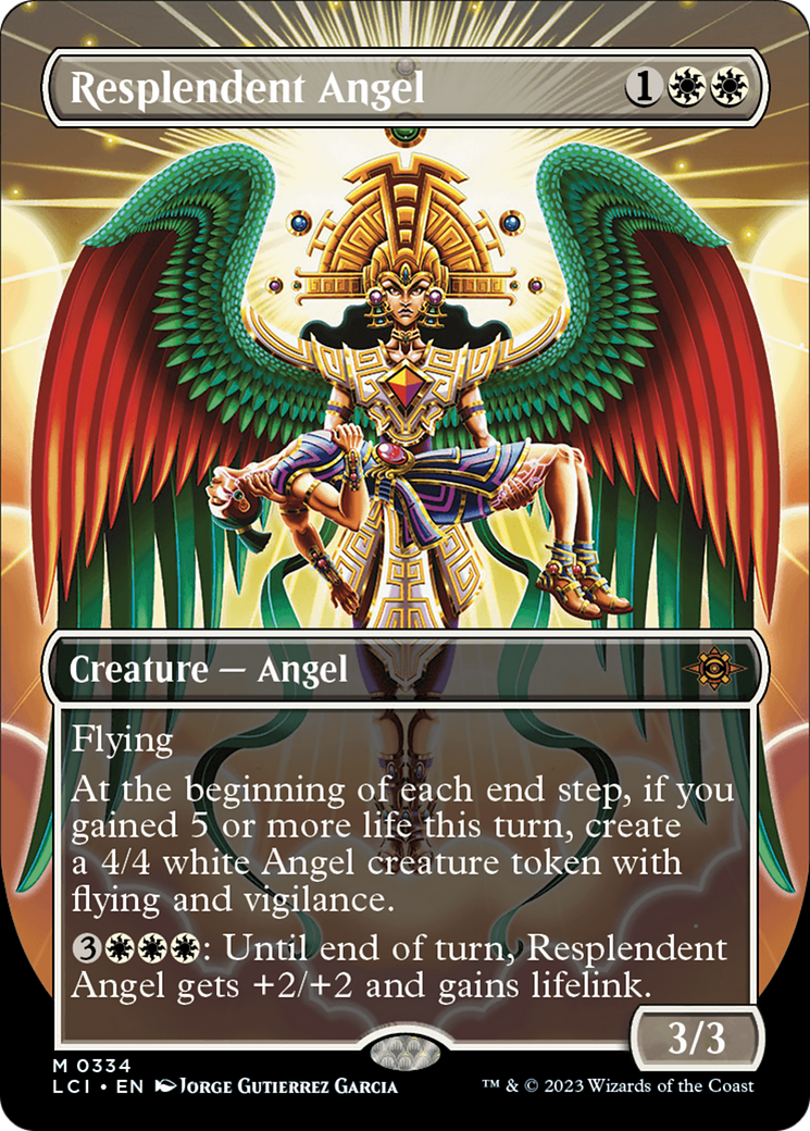 Resplendent Angel (Borderless) [The Lost Caverns of Ixalan] | Amazing Games TCG