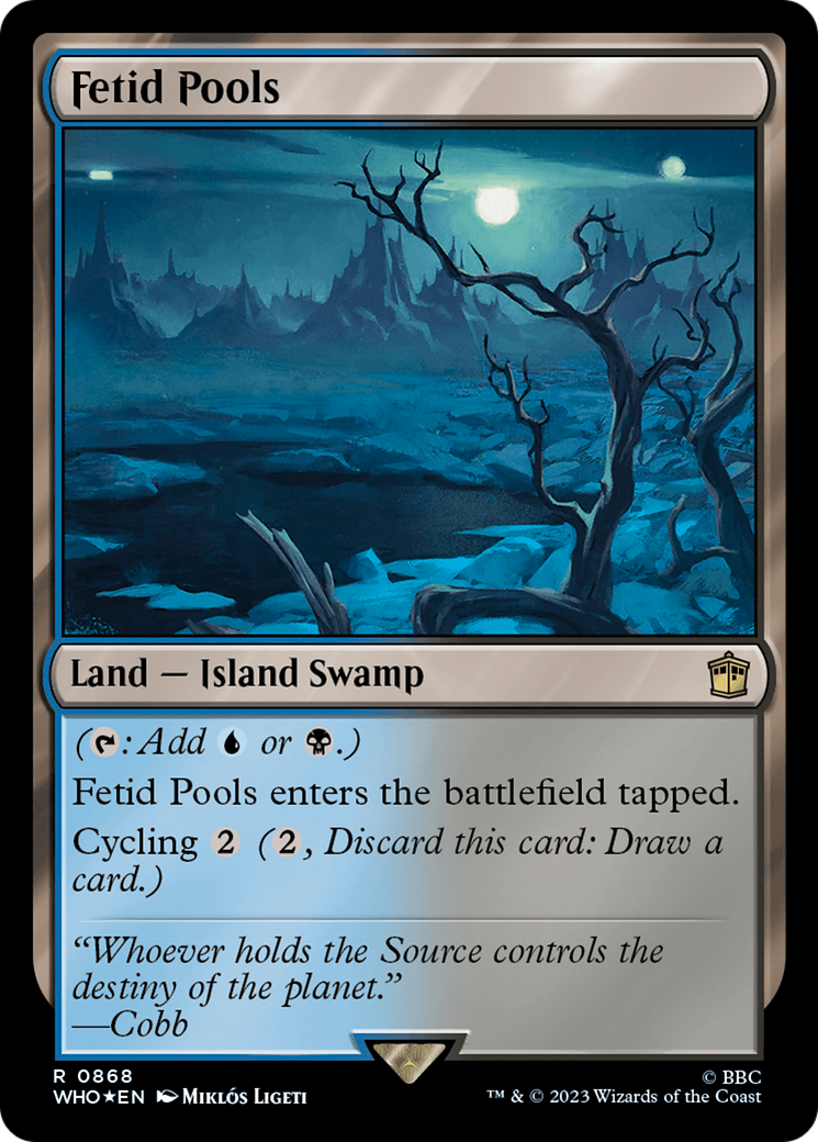 Fetid Pools (Surge Foil) [Doctor Who] | Amazing Games TCG