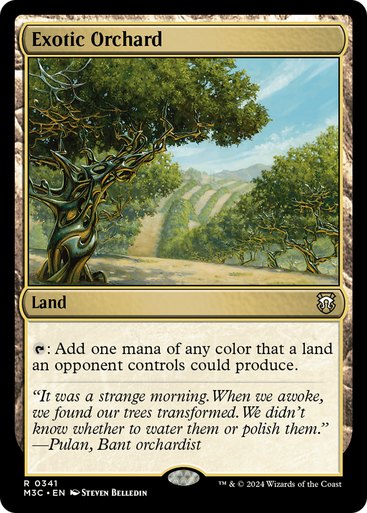 Exotic Orchard (Ripple Foil) [Modern Horizons 3 Commander] | Amazing Games TCG