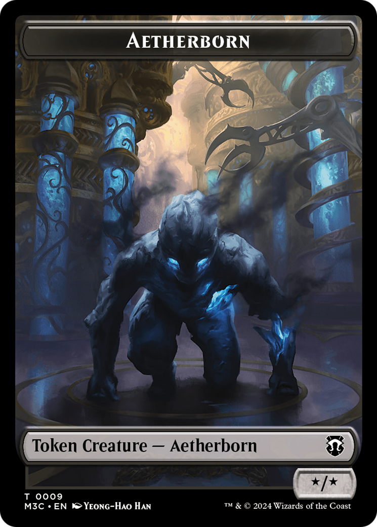 Aetherborn // Thopter Double-Sided Token [Modern Horizons 3 Commander Tokens] | Amazing Games TCG