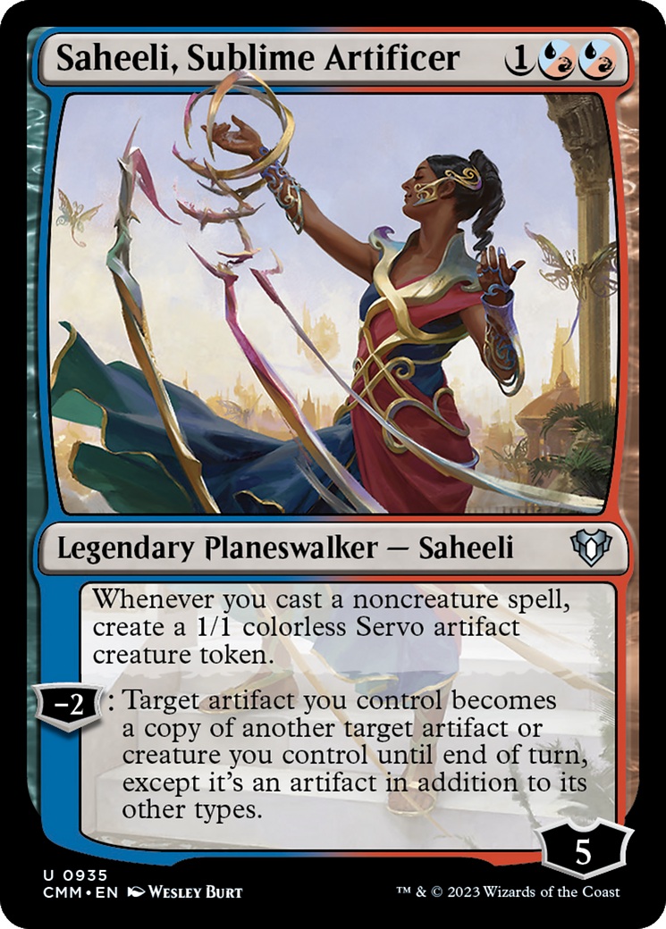 Saheeli, Sublime Artificer [Commander Masters] | Amazing Games TCG