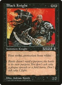 Black Knight (Oversized) [Oversize Cards] | Amazing Games TCG