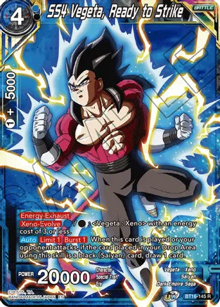 SS4 Vegeta, Ready to Strike (BT16-145) [Realm of the Gods] | Amazing Games TCG