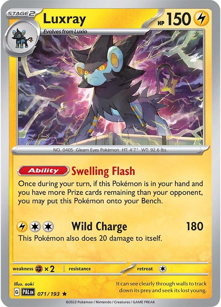 Luxray (071/193) [Scarlet & Violet: Paldea Evolved] | Amazing Games TCG