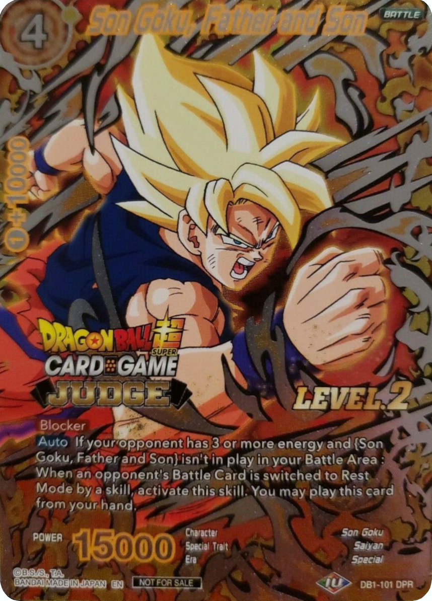 Son Goku, Father and Son (Level 2) (DB1-101) [Promotion Cards] | Amazing Games TCG