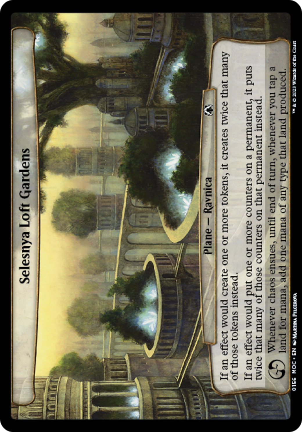 Selesnya Loft Gardens [March of the Machine Commander] | Amazing Games TCG