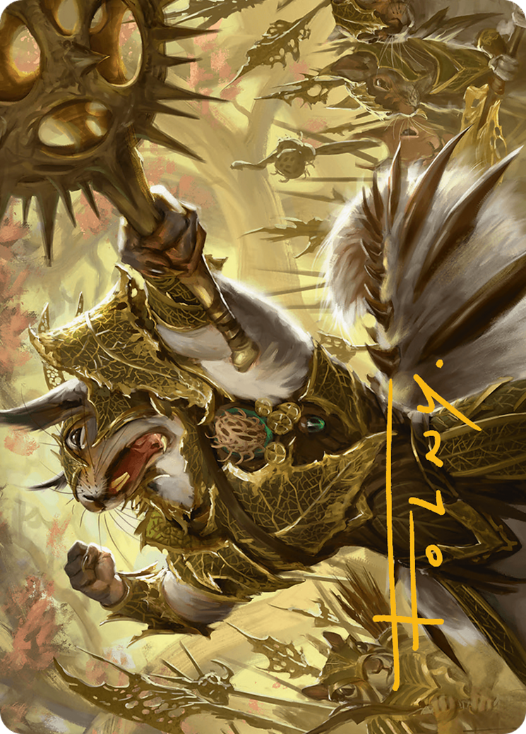 Honored Dreyleader Art Card (Gold-Stamped Signature) [Bloomburrow Art Series] | Amazing Games TCG