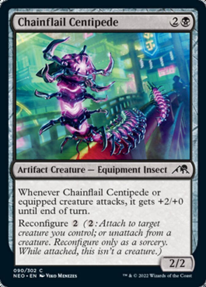 Chainflail Centipede [Kamigawa: Neon Dynasty] | Amazing Games TCG