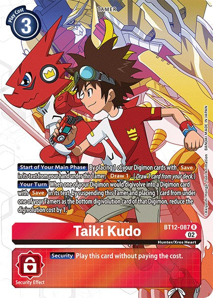 Taiki Kudo [BT12-087] (Alternate Art) [Across Time] | Amazing Games TCG