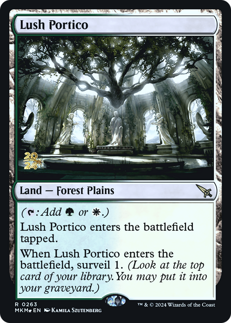 Lush Portico [Murders at Karlov Manor Prerelease Promos] | Amazing Games TCG