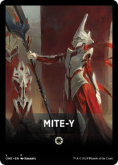 Mite-Y Theme Card [Phyrexia: All Will Be One Tokens] | Amazing Games TCG