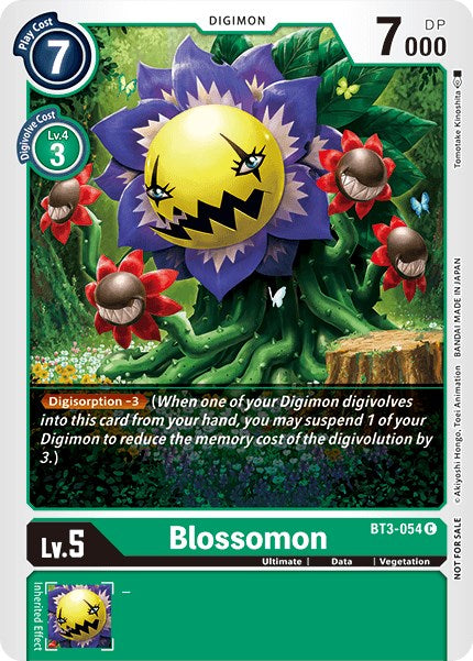 Blossomon [BT3-054] (Tamer Party Vol. 5) [Release Special Booster Promos] | Amazing Games TCG