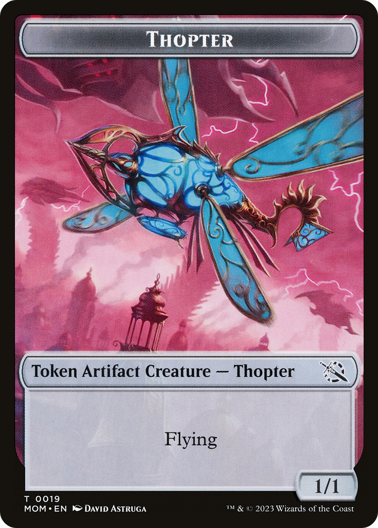 Thopter // Knight (10) Double-Sided Token [March of the Machine Tokens] | Amazing Games TCG