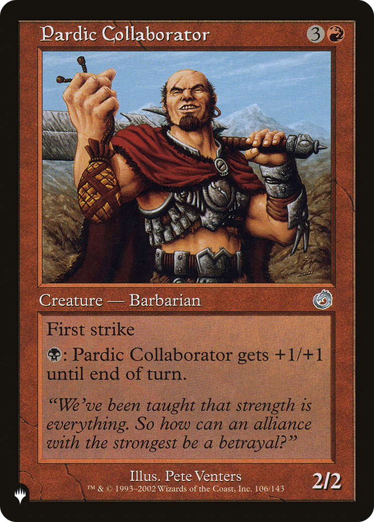 Pardic Collaborator [The List Reprints] | Amazing Games TCG