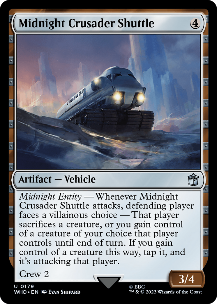 Midnight Crusader Shuttle [Doctor Who] | Amazing Games TCG