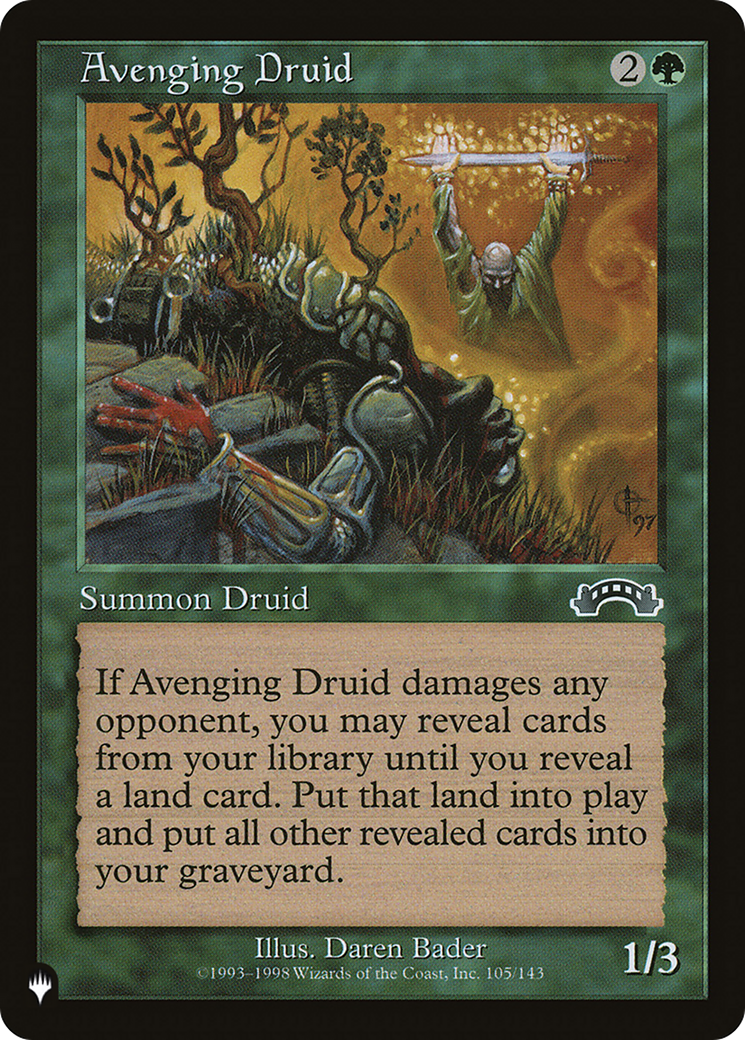 Avenging Druid [The List Reprints] | Amazing Games TCG