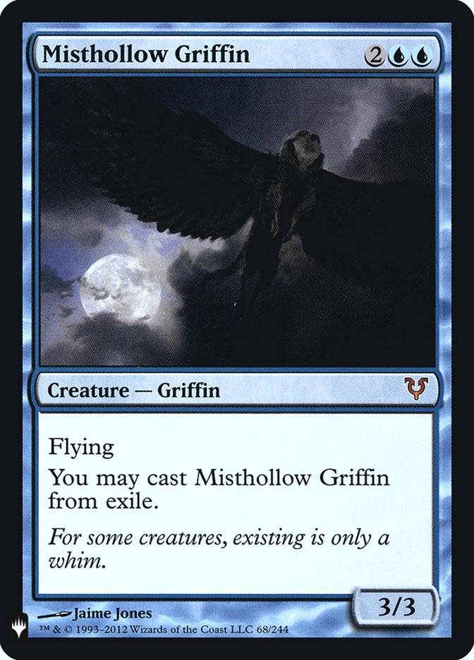 Misthollow Griffin [Mystery Booster] | Amazing Games TCG