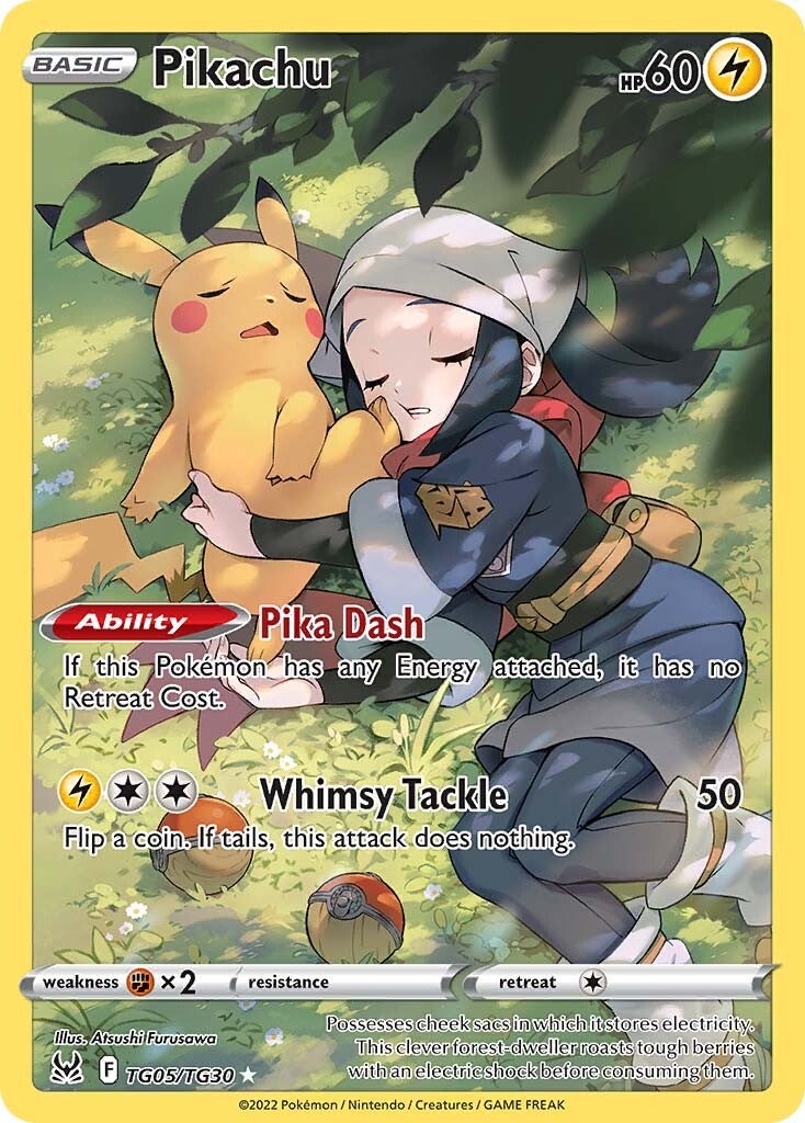 Pikachu (TG05/TG30) [Sword & Shield: Lost Origin] | Amazing Games TCG