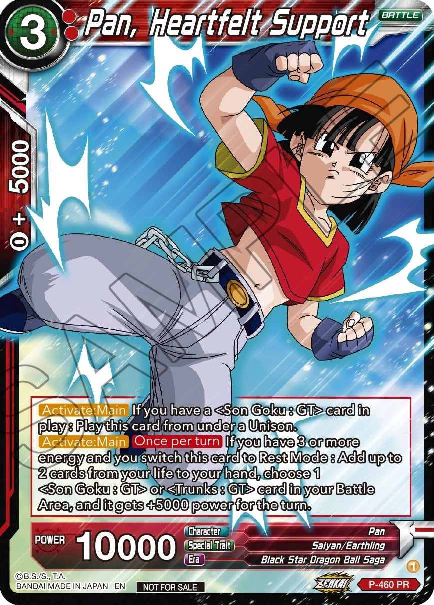 Pan, Heartfelt Support (Z03 Dash Pack) (P-460) [Promotion Cards] | Amazing Games TCG