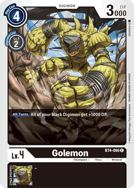 Golemon [BT4-066] [Great Legend] | Amazing Games TCG