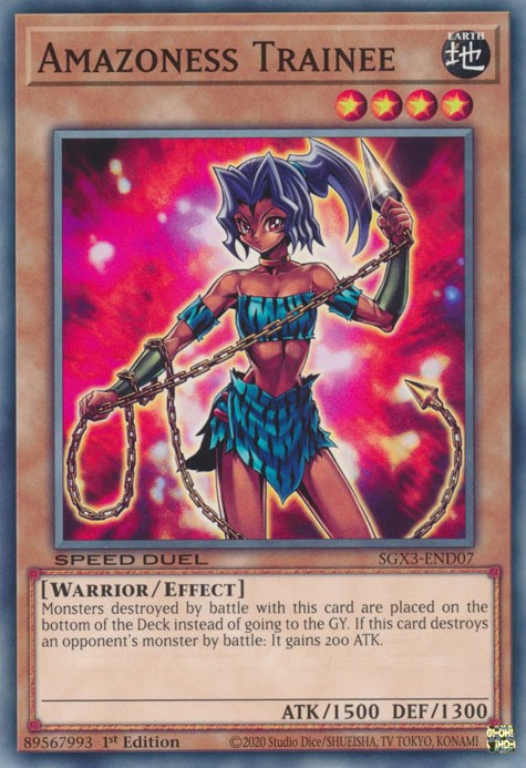 Amazoness Trainee [SGX3-END07] Common | Amazing Games TCG