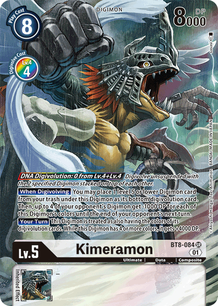 Kimeramon [BT8-084] (Alternate Art) [New Awakening] | Amazing Games TCG