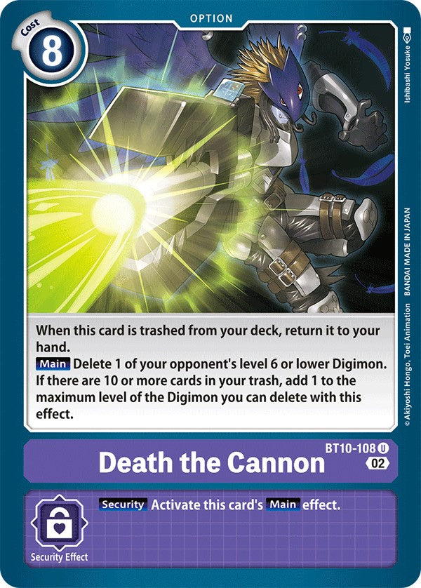 Death the Cannon [BT10-108] [Xros Encounter] | Amazing Games TCG