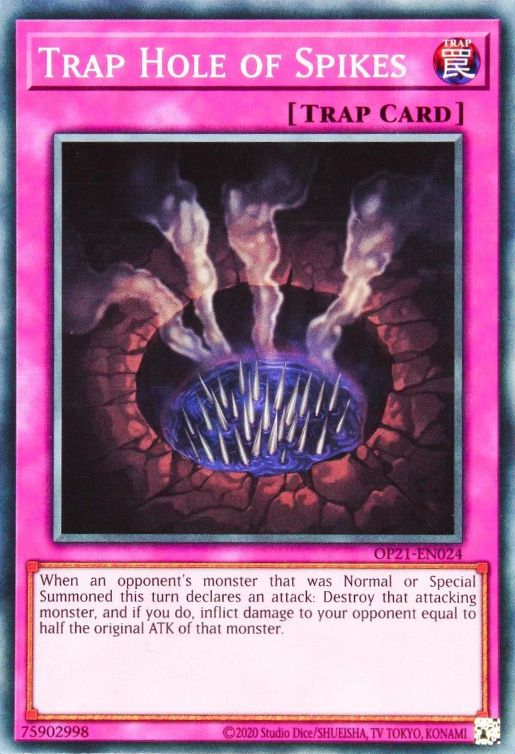 Trap Hole of Spikes [OP21-EN024] Common | Amazing Games TCG