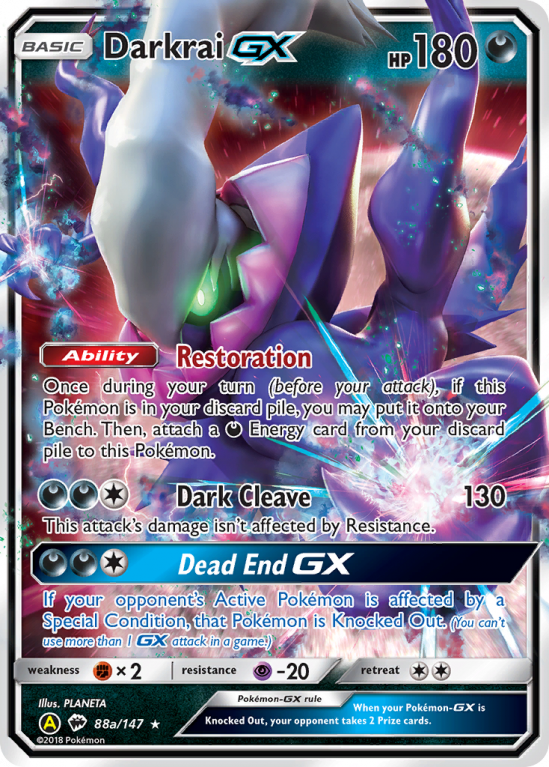 Darkrai GX (88a/147) [Alternate Art Promos] | Amazing Games TCG