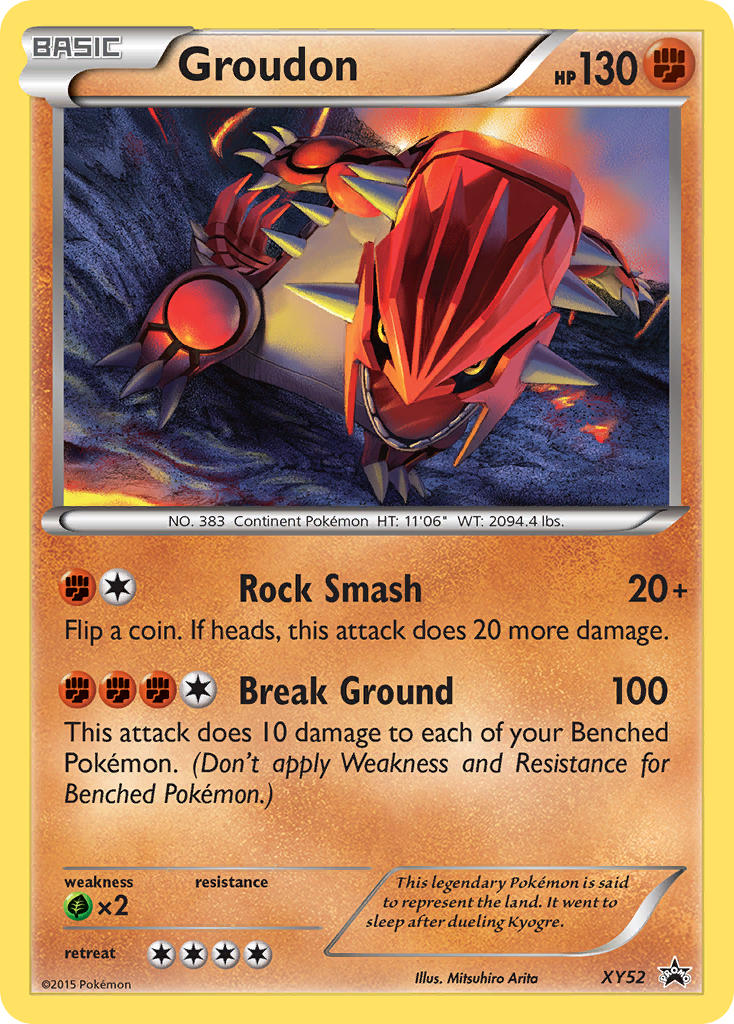 Groudon (XY52) [XY: Black Star Promos] | Amazing Games TCG